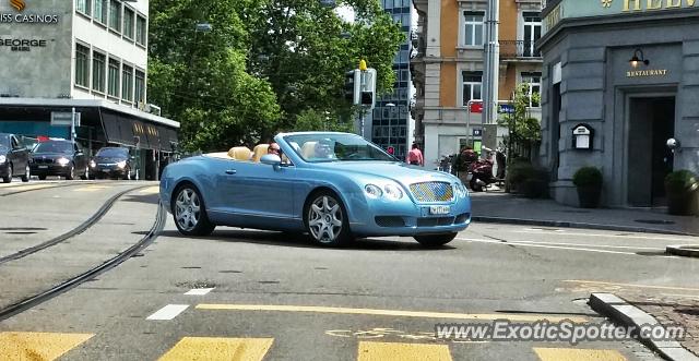 Bentley Continental spotted in Zürich, Switzerland