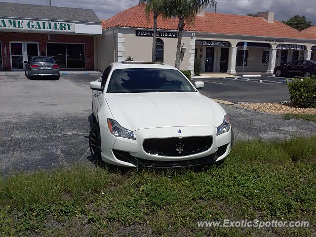 Maserati Quattroporte spotted in Naples, Florida