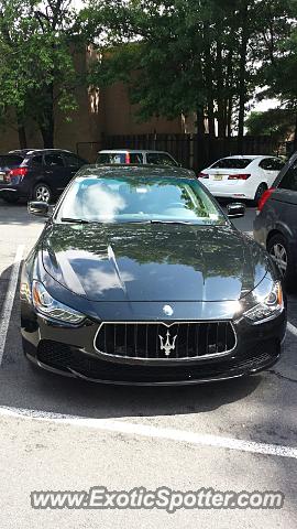 Maserati Ghibli spotted in Maplewood, New Jersey