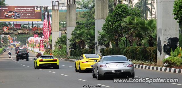 Mercedes SLS AMG spotted in Jakarta, Indonesia