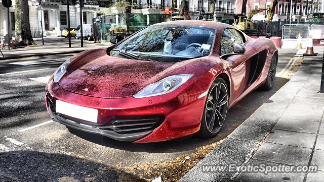 Mclaren MP4-12C spotted in London, United Kingdom