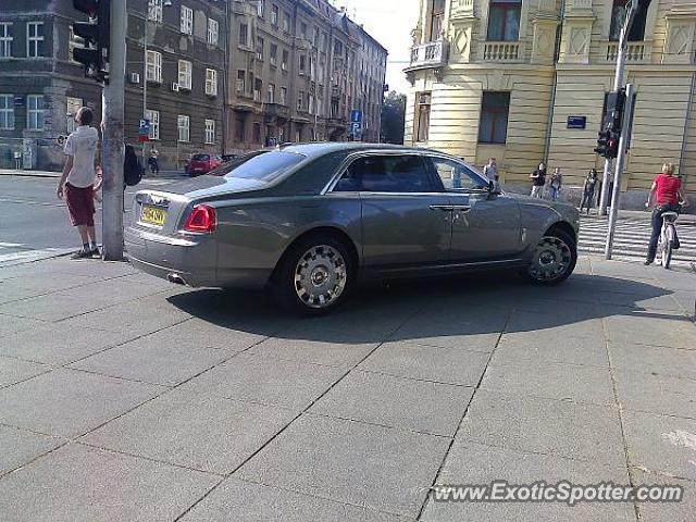 Rolls-Royce Ghost spotted in Zagreb, Croatia