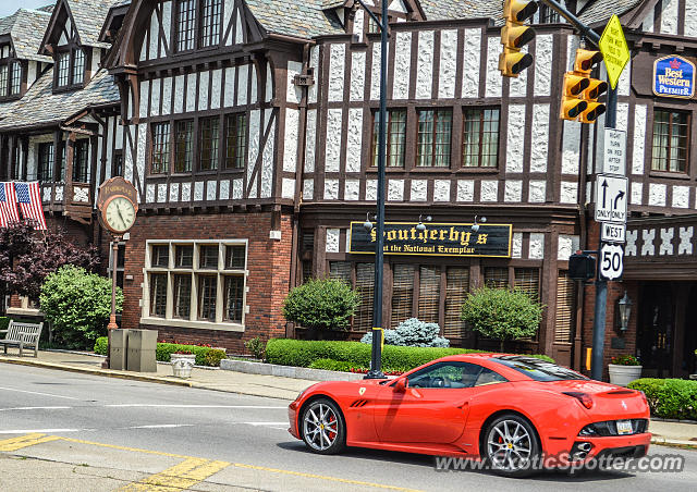 Ferrari California spotted in Cincinnati, Ohio