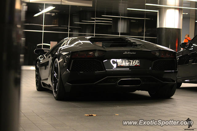 Lamborghini Aventador spotted in Sydney, Australia