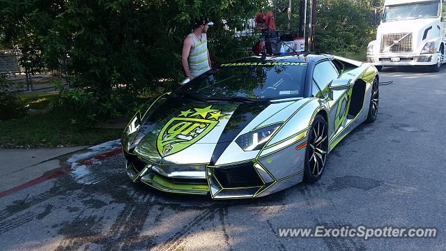 Lamborghini Aventador spotted in Austin, Texas