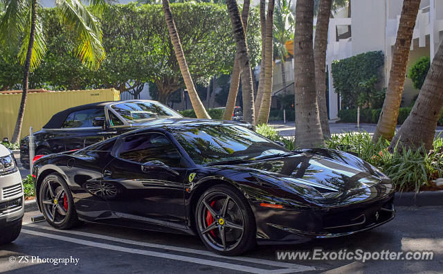 Ferrari 458 Italia spotted in Bal Harbour, Florida