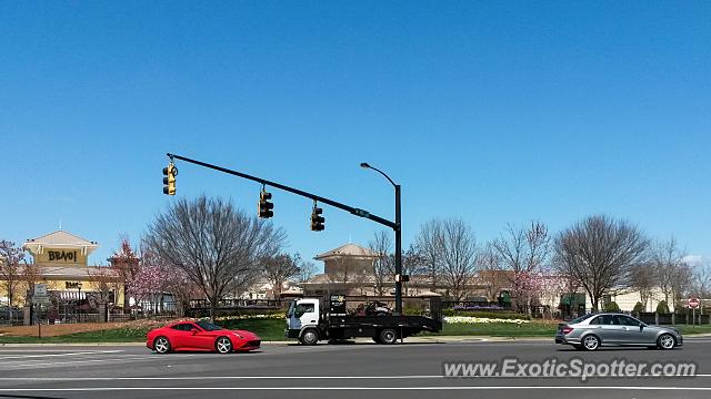 Ferrari California spotted in Charlotte, North Carolina