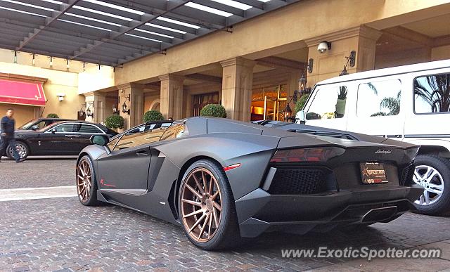 Lamborghini Aventador spotted in Beverly Hills, California ...