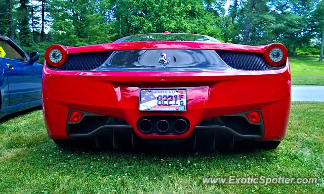 Ferrari 458 Italia spotted in Cincinnati, Ohio