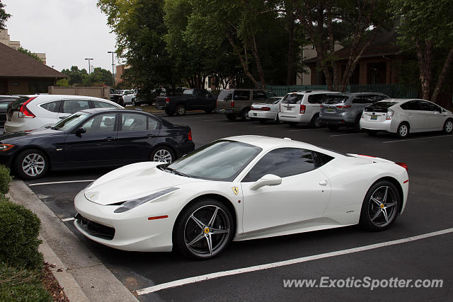 Ferrari 458 Italia spotted in Huntsville, Alabama