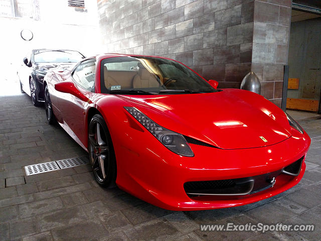 Ferrari 458 Italia spotted in Boston, Massachusetts