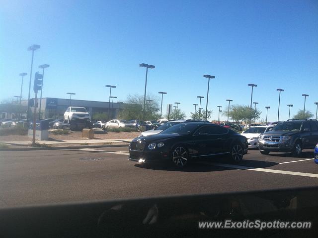 Bentley Continental spotted in Scottsdale, Arizona