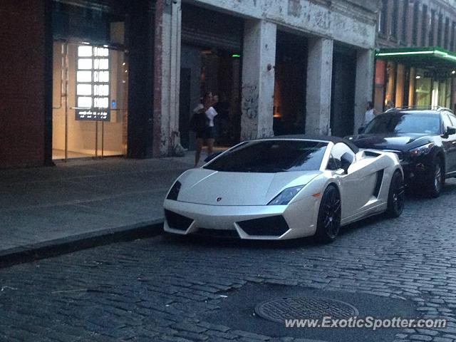 Lamborghini Gallardo spotted in Manhattan, New York