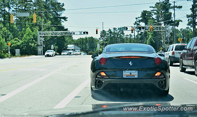 Ferrari California spotted in Cary, North Carolina