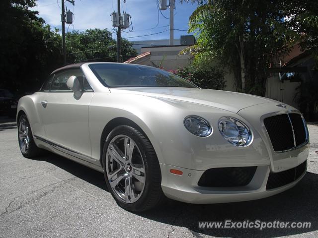 Bentley Continental spotted in West Palm Beach, Florida