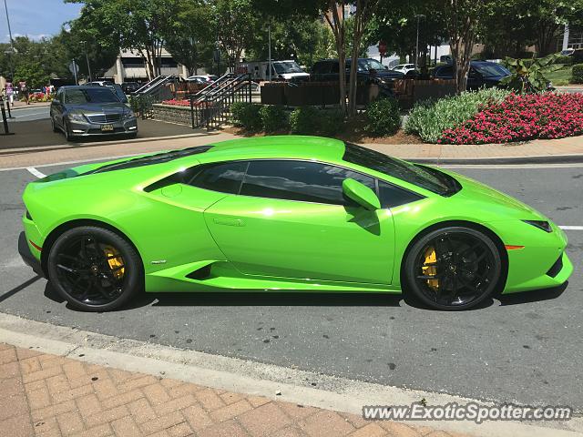 Lamborghini Huracan spotted in Charlotte, North Carolina