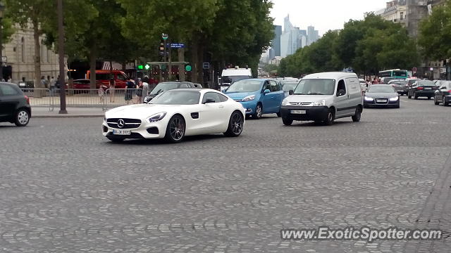 Mercedes SLS AMG spotted in Paris, France