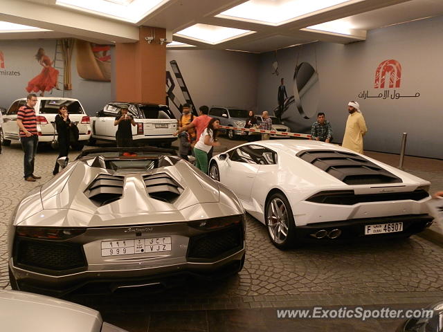 Lamborghini Aventador spotted in Dubai, United Arab Emirates