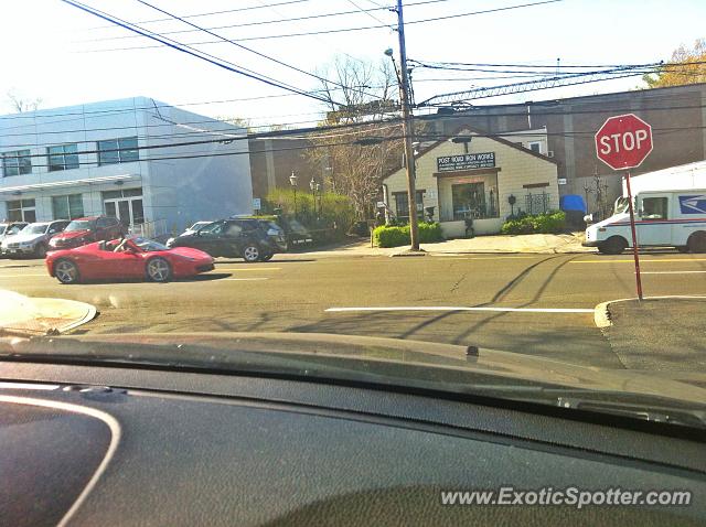 Ferrari 458 Italia spotted in Greenwich, Connecticut