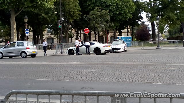 Maserati GranTurismo spotted in Paris, France