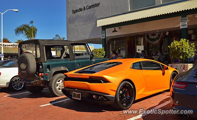 Lamborghini Huracan spotted in Malibu, California