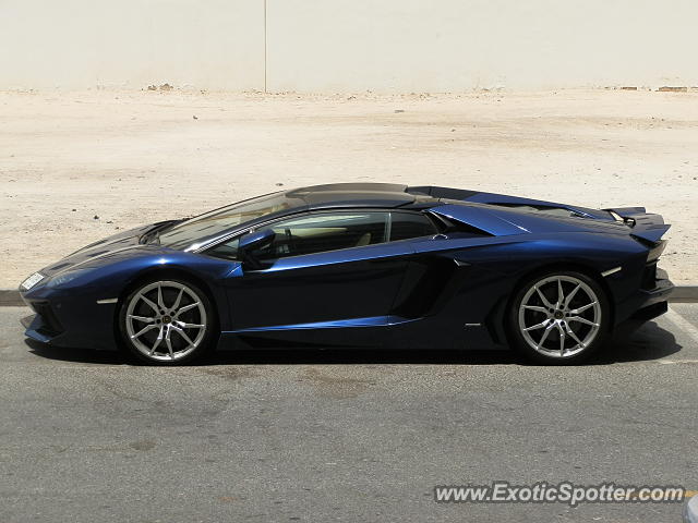 Lamborghini Aventador spotted in Dubai, United Arab Emirates