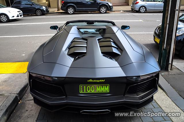 Lamborghini Aventador spotted in Sydney, Australia