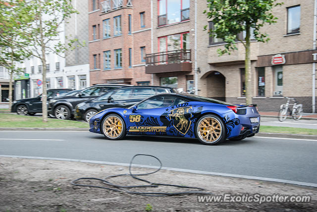 Ferrari 458 Italia spotted in Knokke-Heist, Belgium