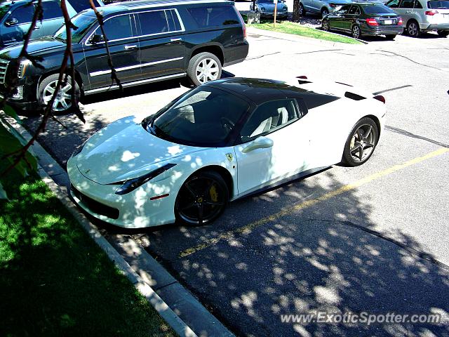 Ferrari 458 Italia spotted in GreenwoodVillage, Colorado