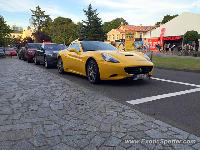 Ferrari California spotted in Międzyzdroje, Poland