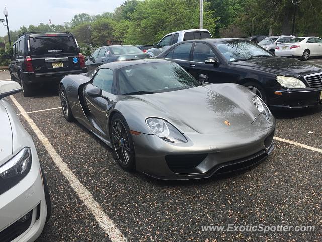 Porsche 918 Spyder spotted in Morristown, New Jersey