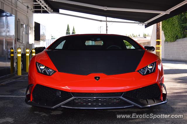 Lamborghini Huracan spotted in Beverly Hills, California