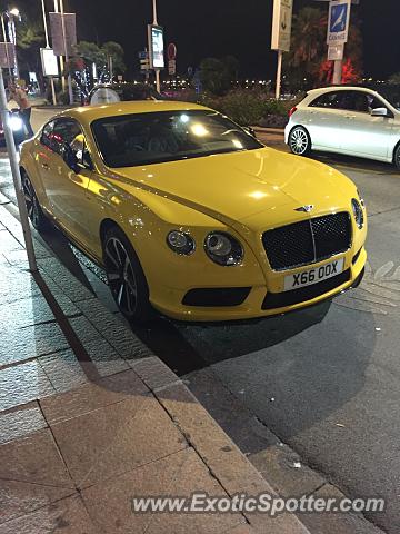 Bentley Continental spotted in Cannes, France