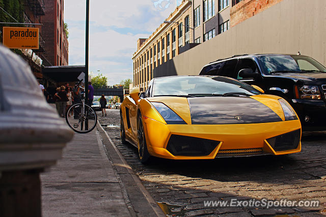 Lamborghini Gallardo spotted in Manhattan, New York