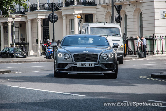 Bentley Continental spotted in London, United Kingdom