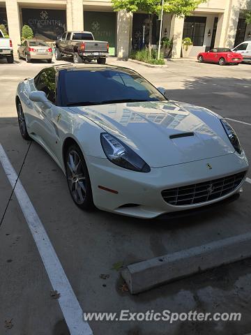 Ferrari California spotted in Houston, Texas