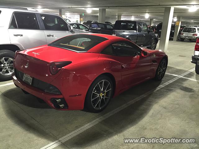 Ferrari California spotted in Berkeley, California