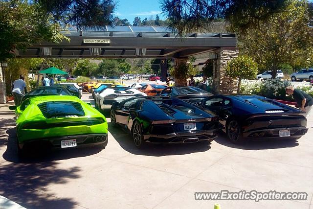 Lamborghini Aventador spotted in Carmel, California