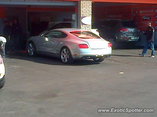 Bentley Continental spotted in Klerksdorp, South Africa