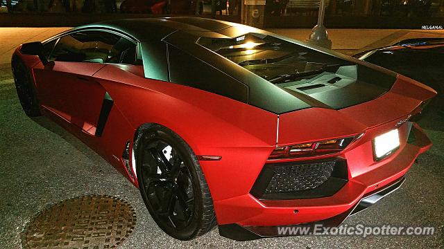 Lamborghini Aventador spotted in Toronto, Canada