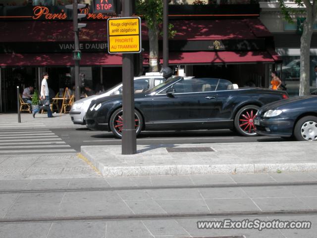 Bentley Continental spotted in Paris, France