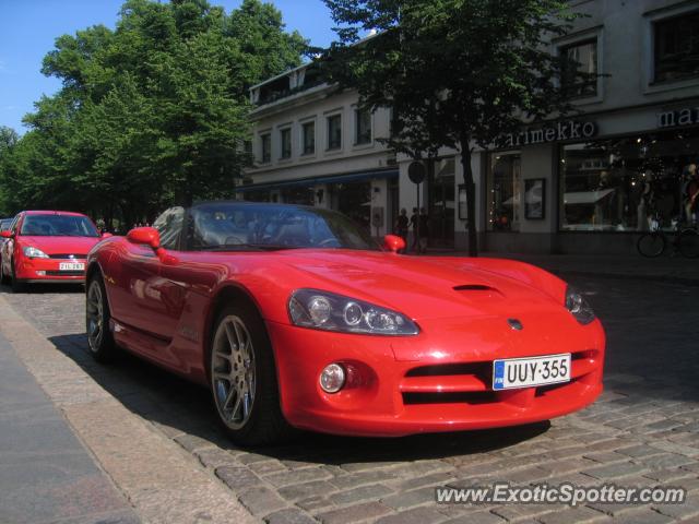 Dodge Viper spotted in Helsinki, Finland