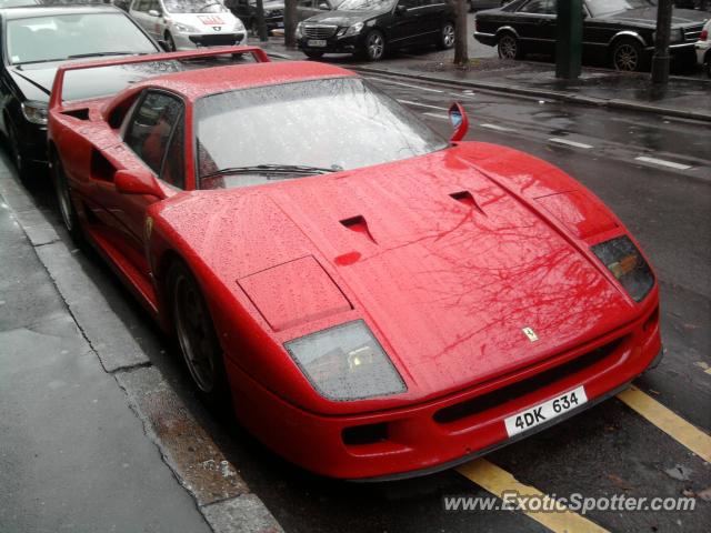 Ferrari F40 spotted in Paris, France