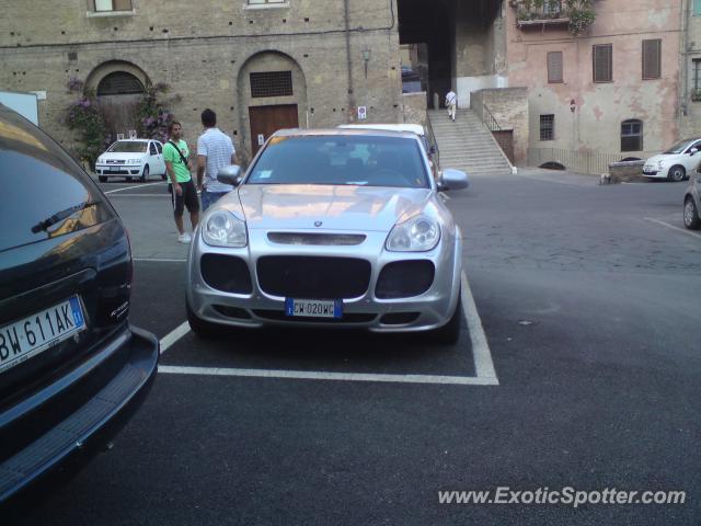 Porsche Cayenne Gemballa 650 spotted in Siena, Italy