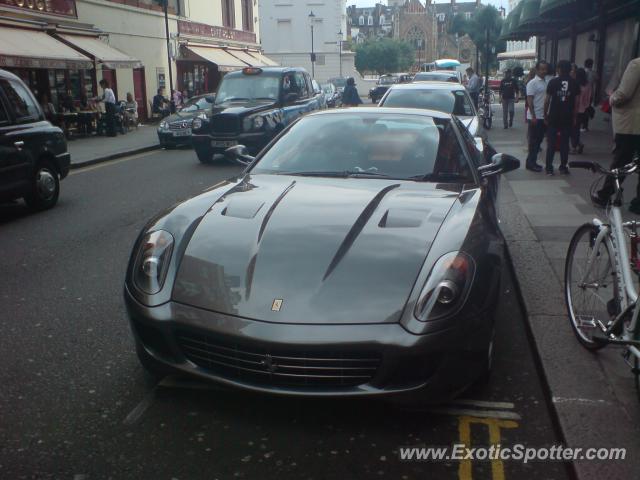 Ferrari 599GTB spotted in London, United Kingdom