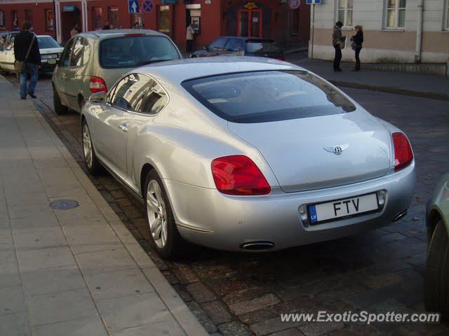 Bentley Continental spotted in Vilnius, Lithuania