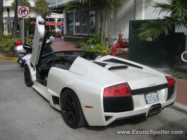 Lamborghini Murcielago spotted in Miami Beach, Florida