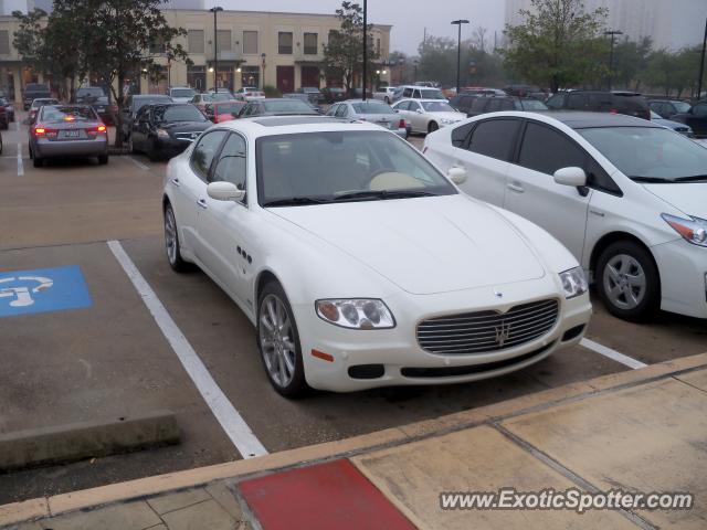 Maserati Quattroporte spotted in Houston, Texas