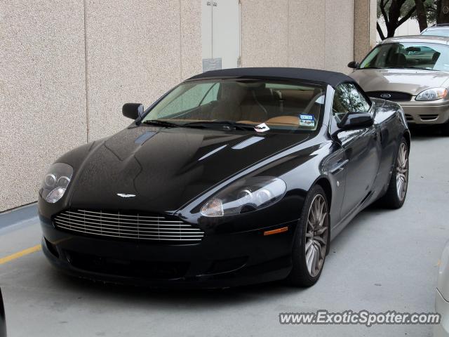 Aston Martin DB9 spotted in Houston, Texas