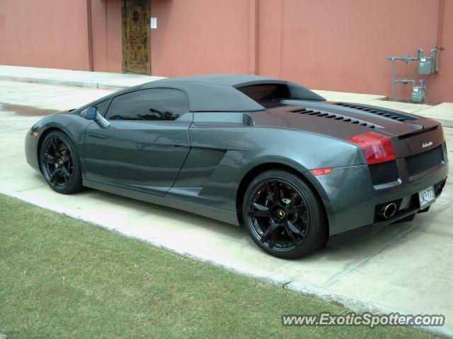 Lamborghini Gallardo spotted in Katy, Texas